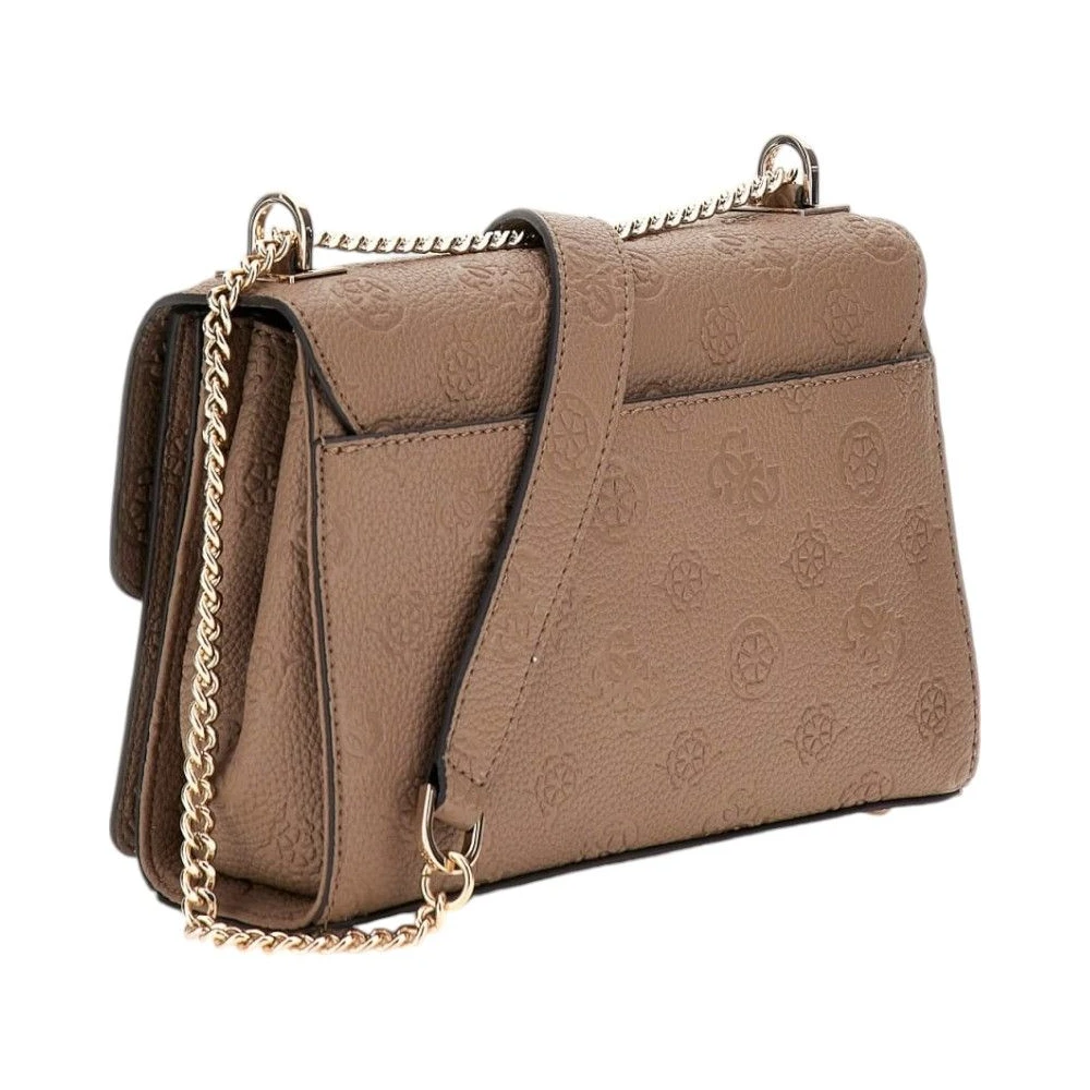 Guess Cresidia Crossbody Tas Beige Dames