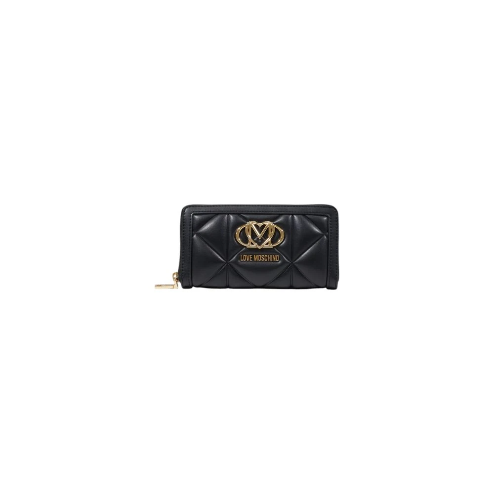 Love Moschino Zwarte Portemonnee Lente Zomer Collectie Black Dames