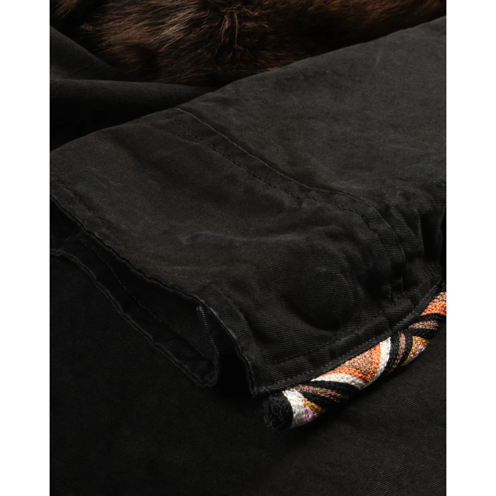 bazar deluxe Veelzijdige Icon Parka met Afneembare Gilet Brown Dames