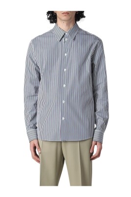 chemise-robe-a-rayures-bleues