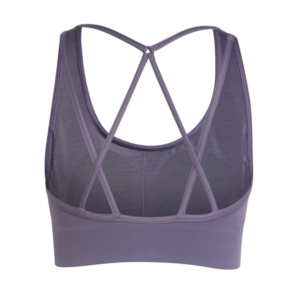 adidas by stella mccartney Stijlvolle sportbeha voor actieve vrouwen Purple Dames