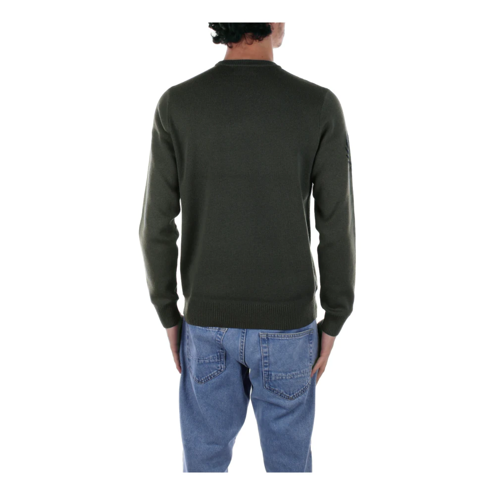 Fred Perry Groene Logotrui Green Heren