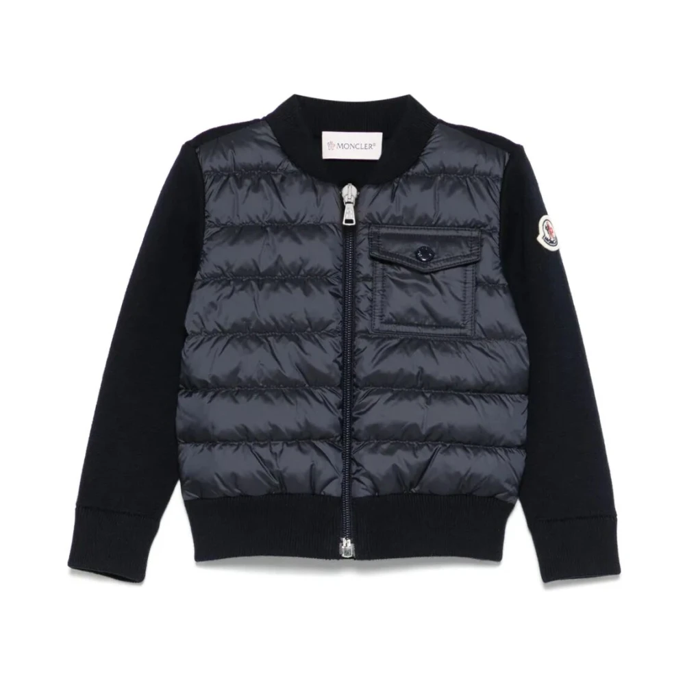 Moncler Stickad Cardigan Sweater Blue, Unisex