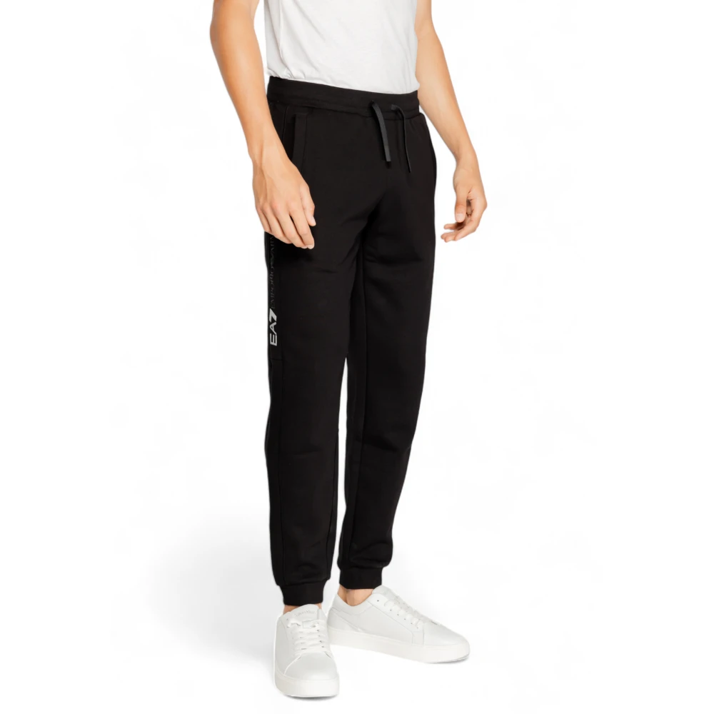 Emporio Armani EA7 Herenbroek Herfst Winter Collectie Black Heren