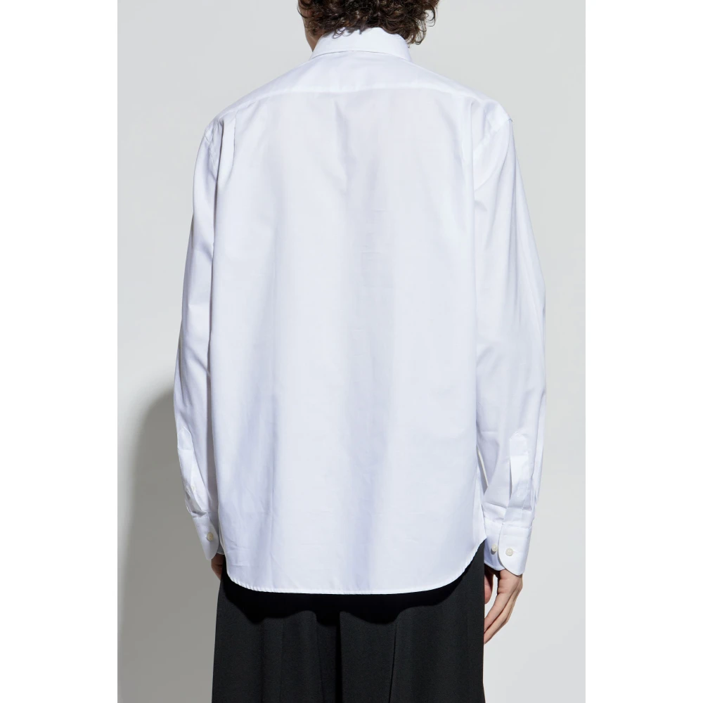 PAUL & SHARK Katoenen shirt met zak White Heren