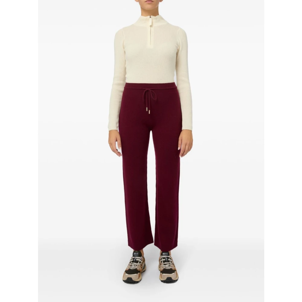 Vanisé Kasjmierbroek Bordeaux Aw24 Vrouwen Purple Dames