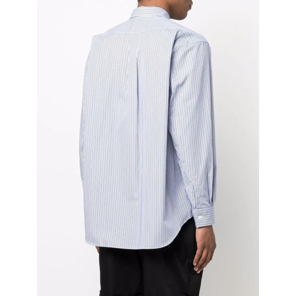 Comme des Garçons Gestreept Herenoverhemd Blue Heren