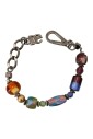 bracelet-chaine-argent-perles-multicolores
