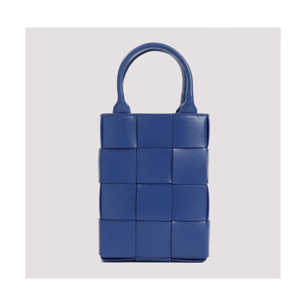 Bottega Veneta Blauwe Schoudertas Mini Cassette Blue Heren