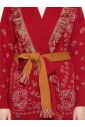rubinrod-fringed-sweater-med-balte
