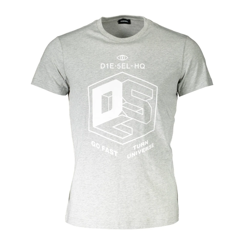 Diesel - Tops > T-Shirts - Gray - Diesel - Modalova