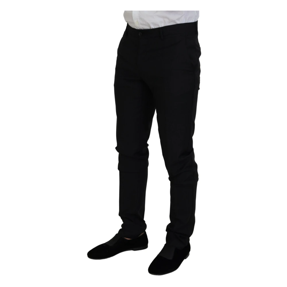 Dolce & Gabbana Zwart enkellange 2-delige MARTINI-pak Black Heren