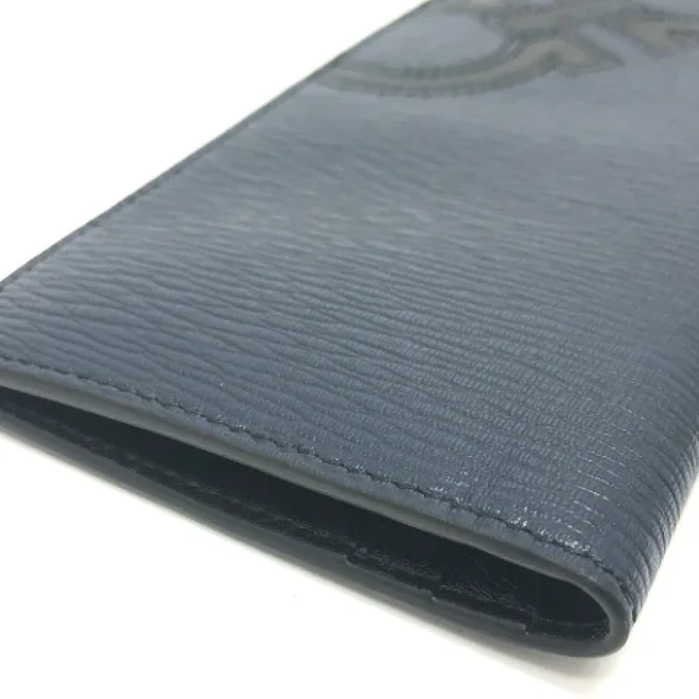 Salvatore Ferragamo Pre-owned Leather wallets Blue Dames