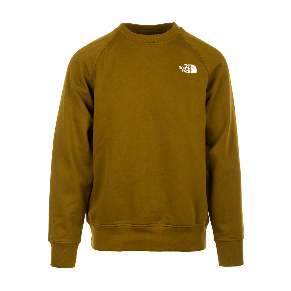The North Face Raglan Redbox Crew Sweatshirt voor Mannen Green Heren