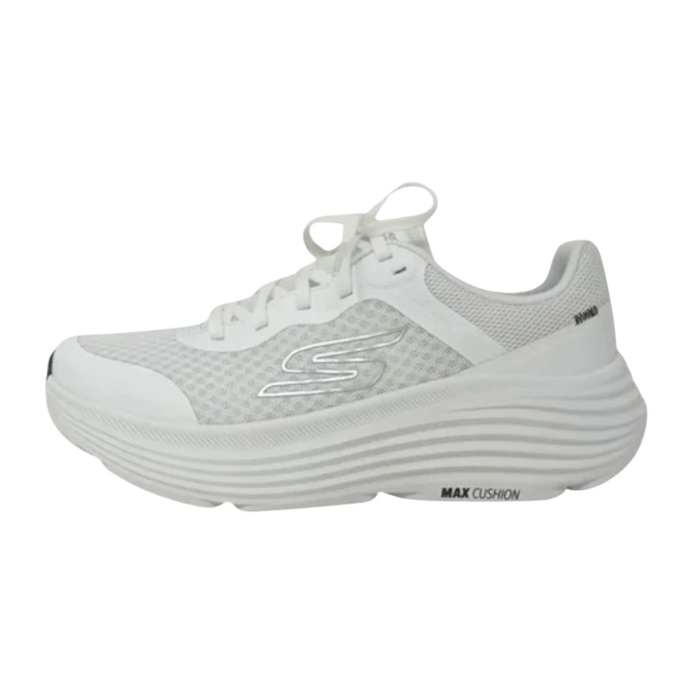 Skechers White Running Shoes, Female, 5 Uk, Max Cushioning Endeavour