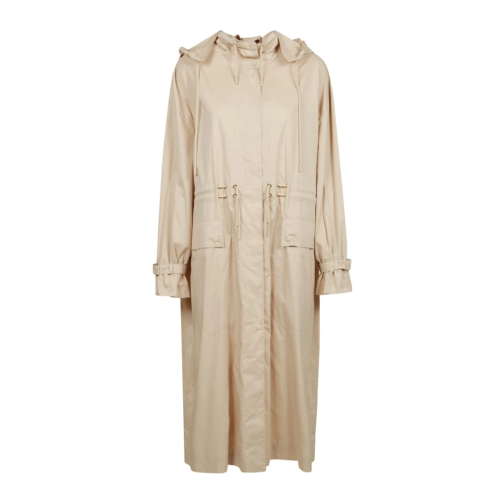 Max Mara Stijlvolle Beige regenjas voor regenachtige dagen Beige Dames