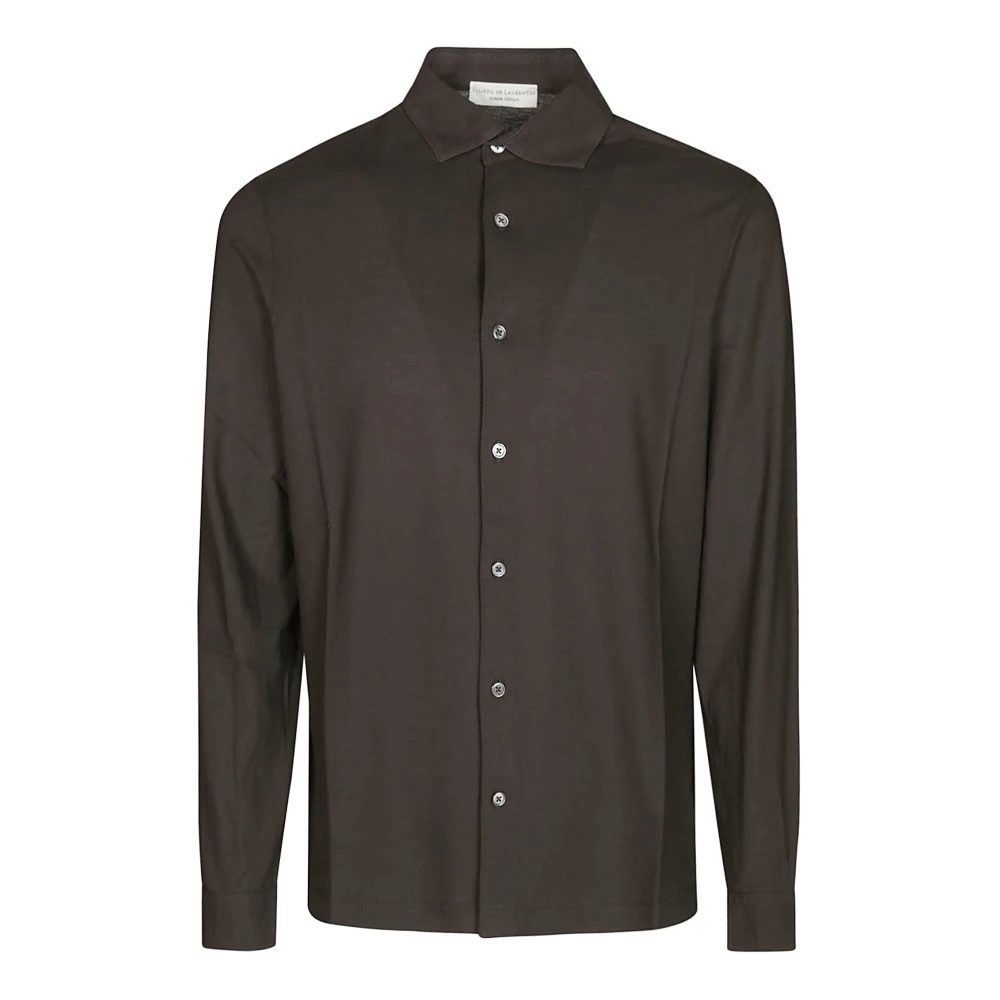 Filippo De Laurentiis Casual Shirts Brown Heren