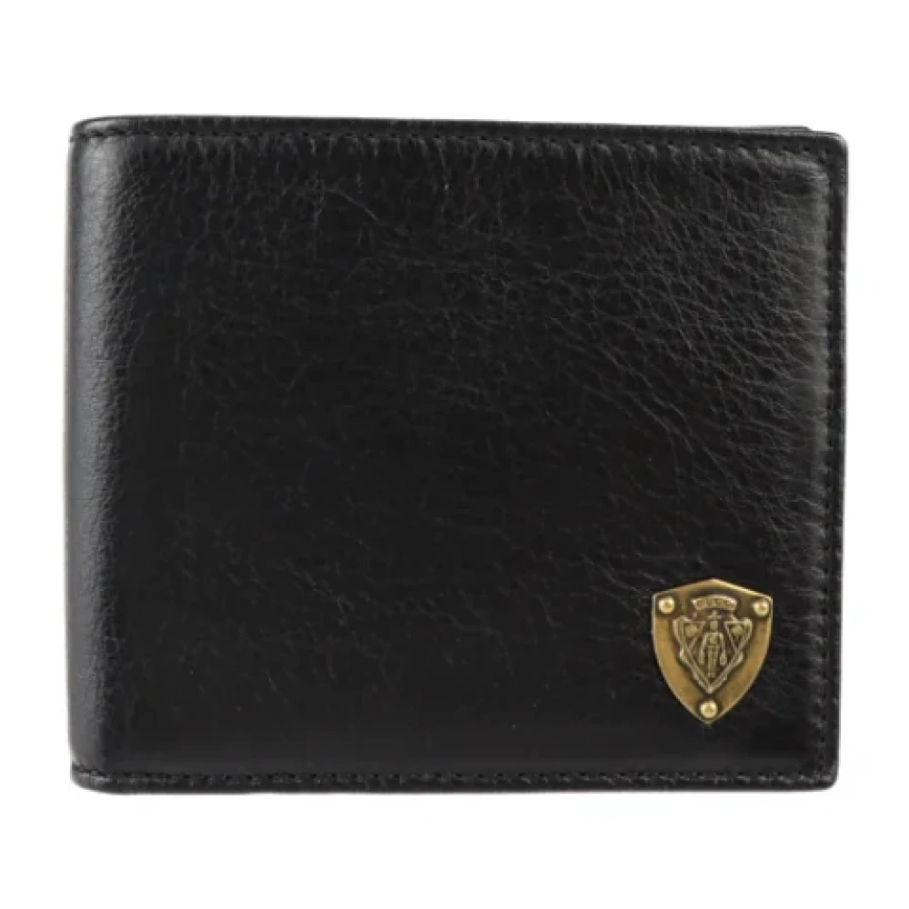 Gucci Vintage Pre-owned Leather wallets Black Dames