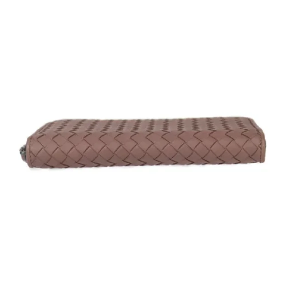 Bottega Veneta Vintage Pre-owned Leather wallets Brown Dames