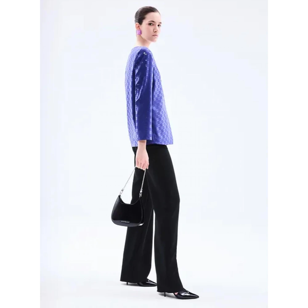 Emporio Armani Katoenen Broek Black Dames