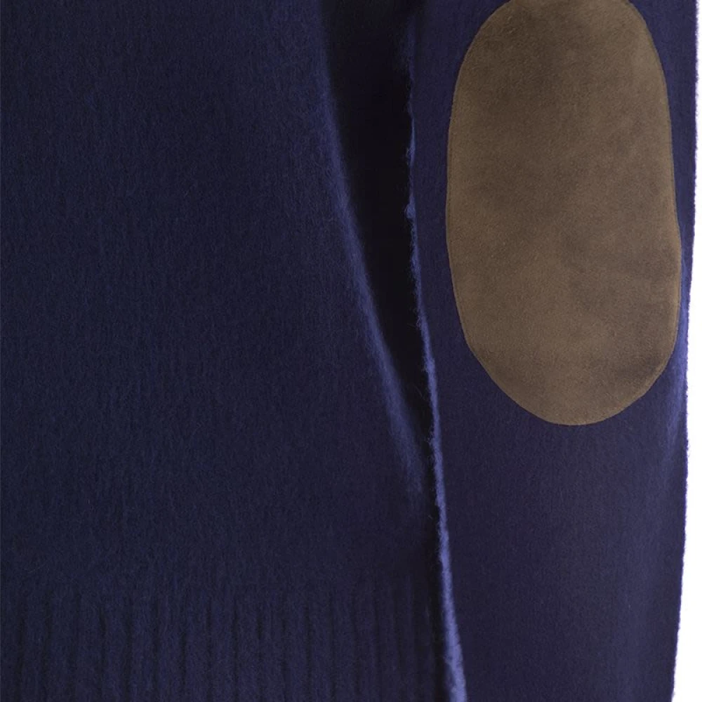 Ralph Lauren Crew-neck trui van wol en kasjmier. Blue Heren