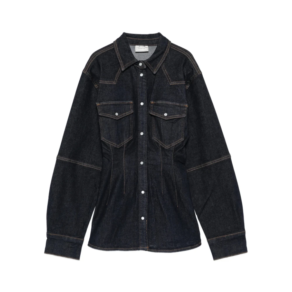 Gestuz Women's Blue Mae Denim Shirt - Shirts - M - Blouses & Shirts
