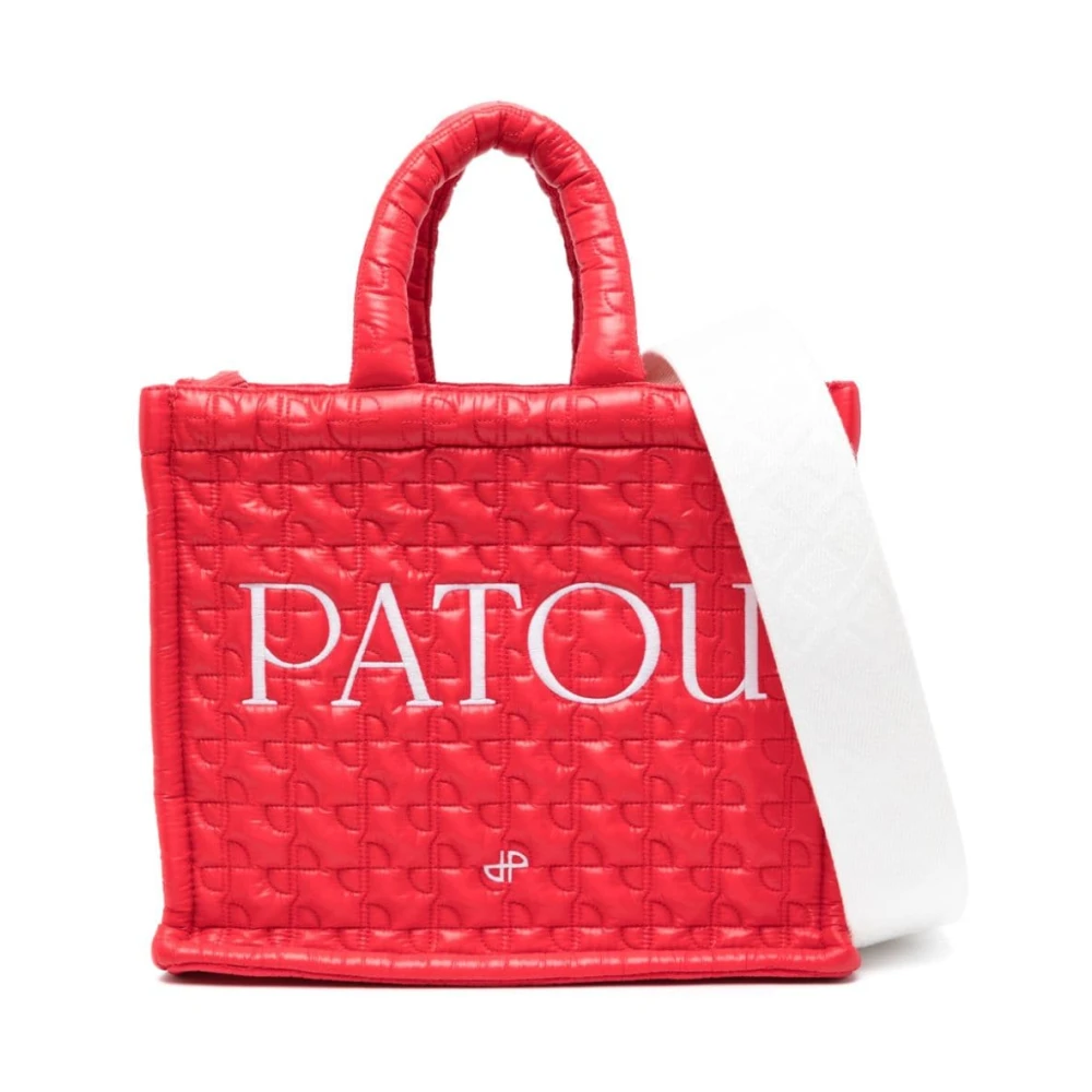 Patou Gewatteerde Logo Tote Tas Red Dames