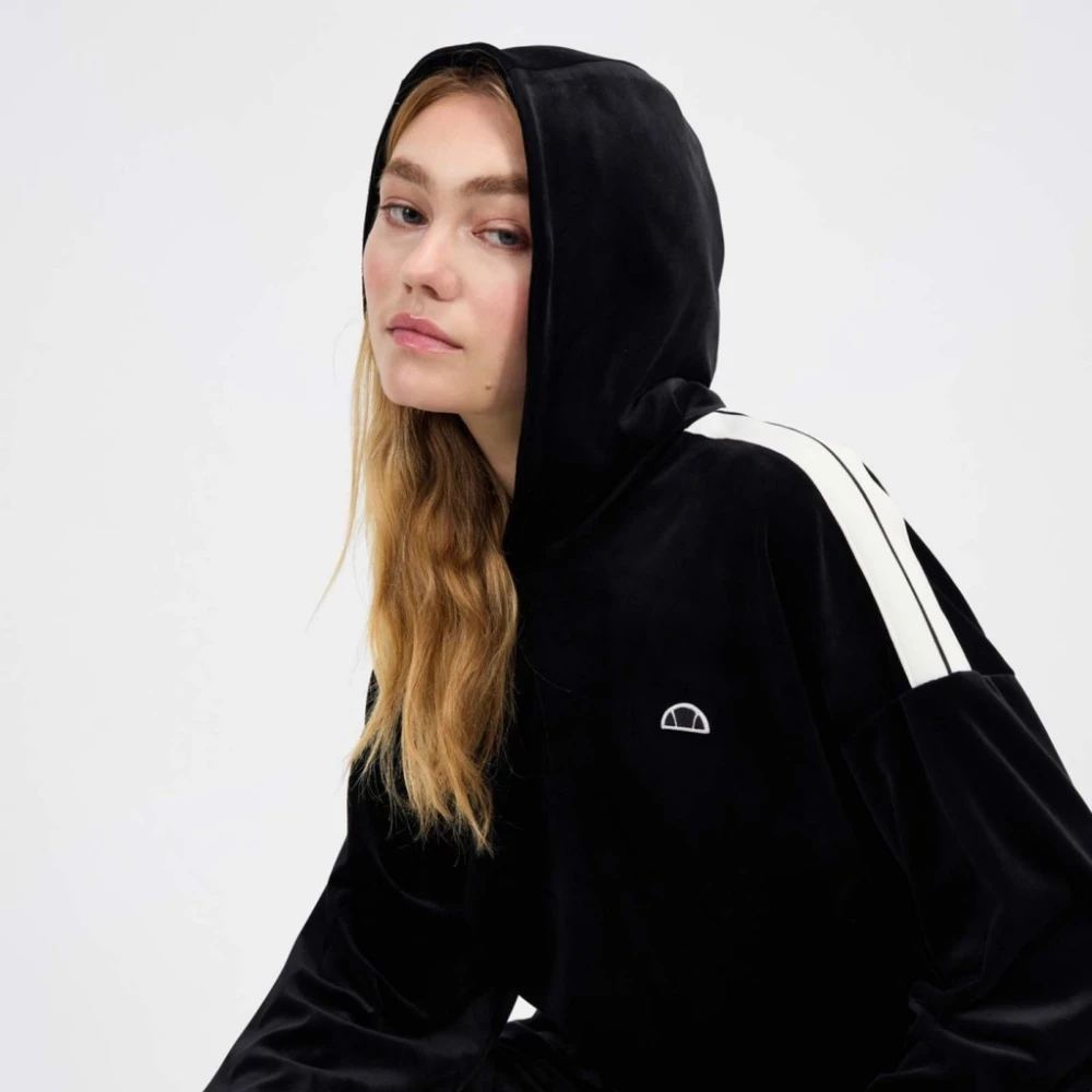 Ellesse Stijlvolle Hoodies voor Vrouwen Black Dames