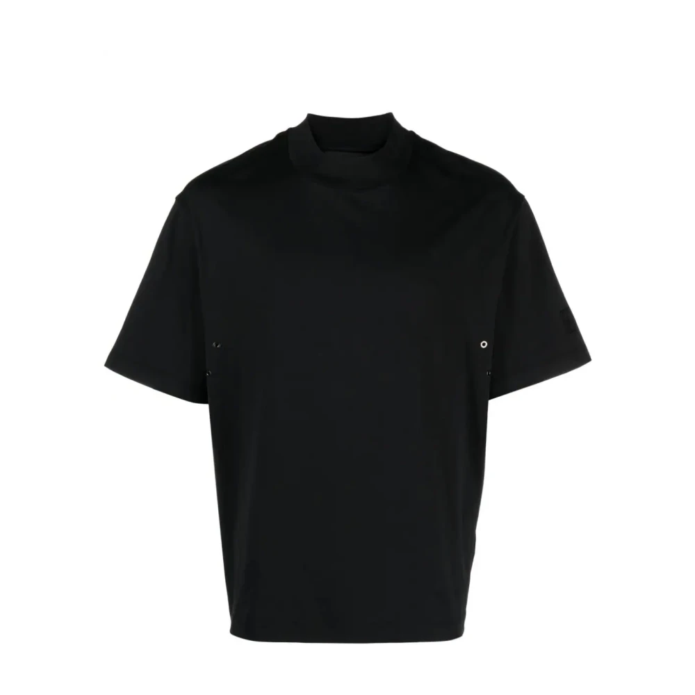 Neil Barrett Zwart T-shirt met Logo Patch Black Heren