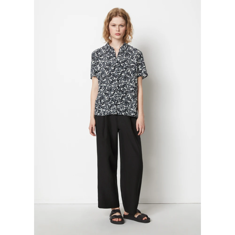 Marc O'Polo Reguliere korte mouwen blouse Multicolor Dames