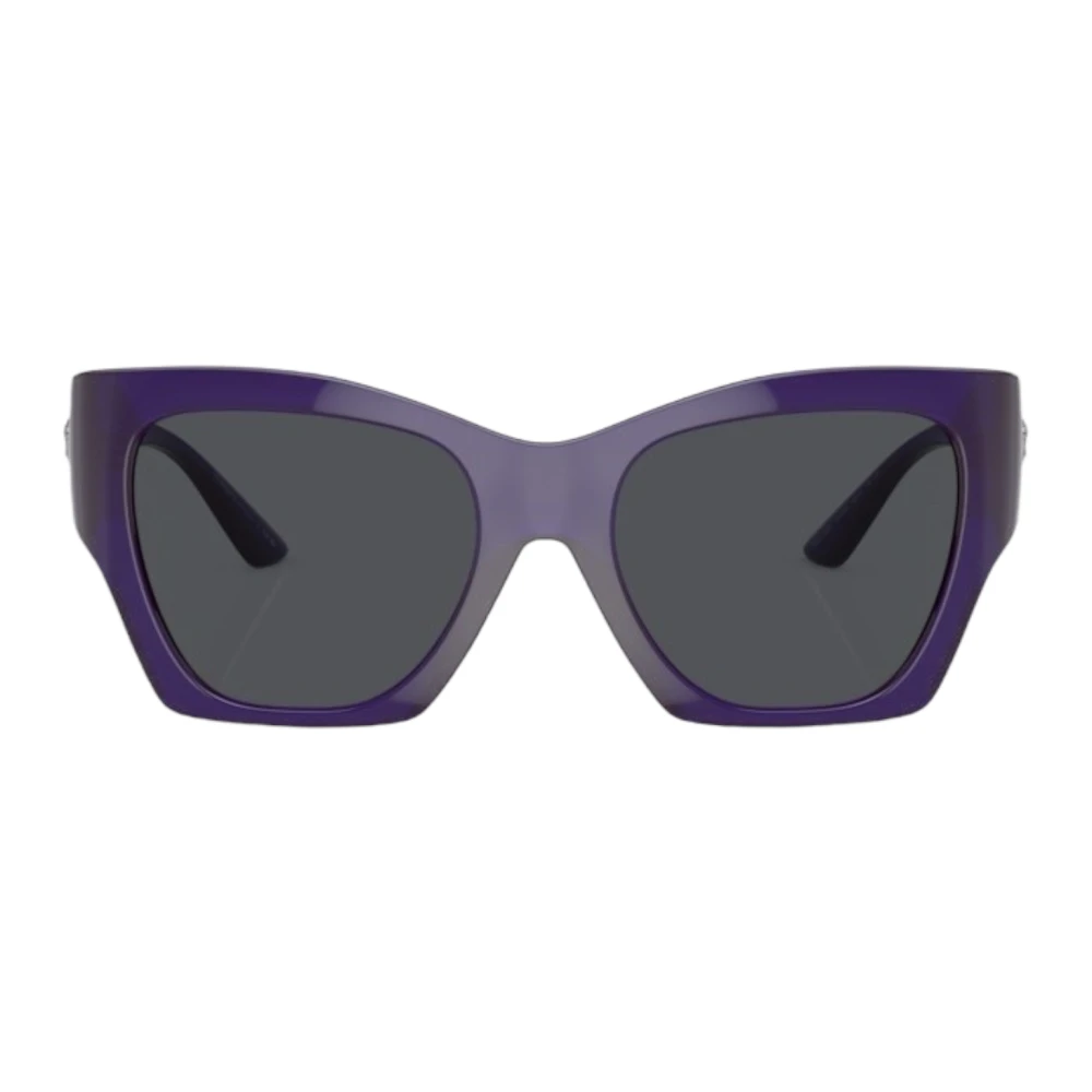 Versace Kvinnors Lila Transparenta Solglasögon Purple, Dam