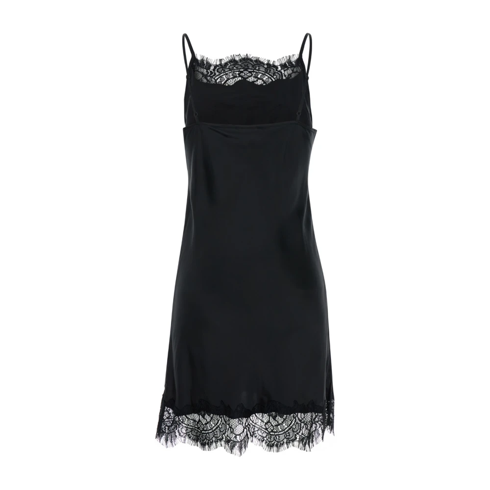Gold Hawk Zwarte Korte Jurk Chantal Bias Black Dames