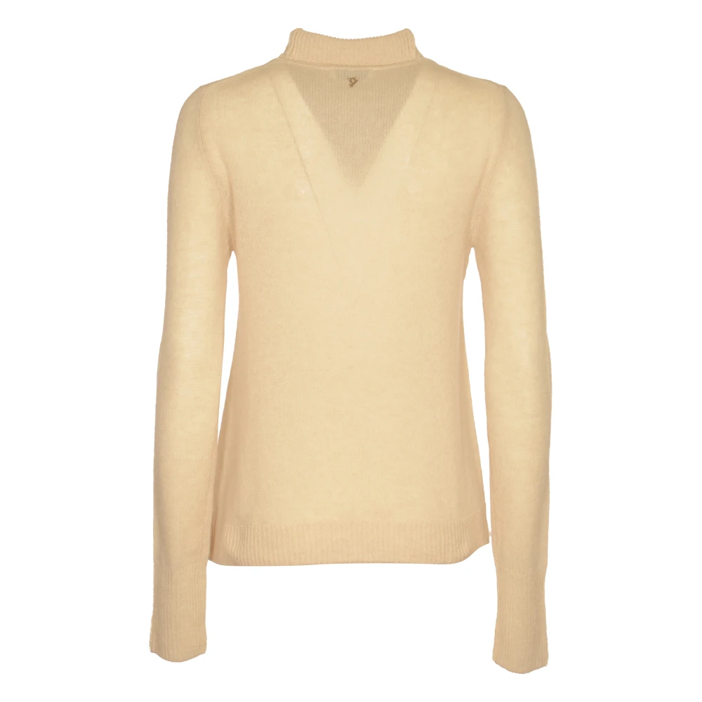 Dondup Stijlvolle Dolcevita Sweaters Beige Dames