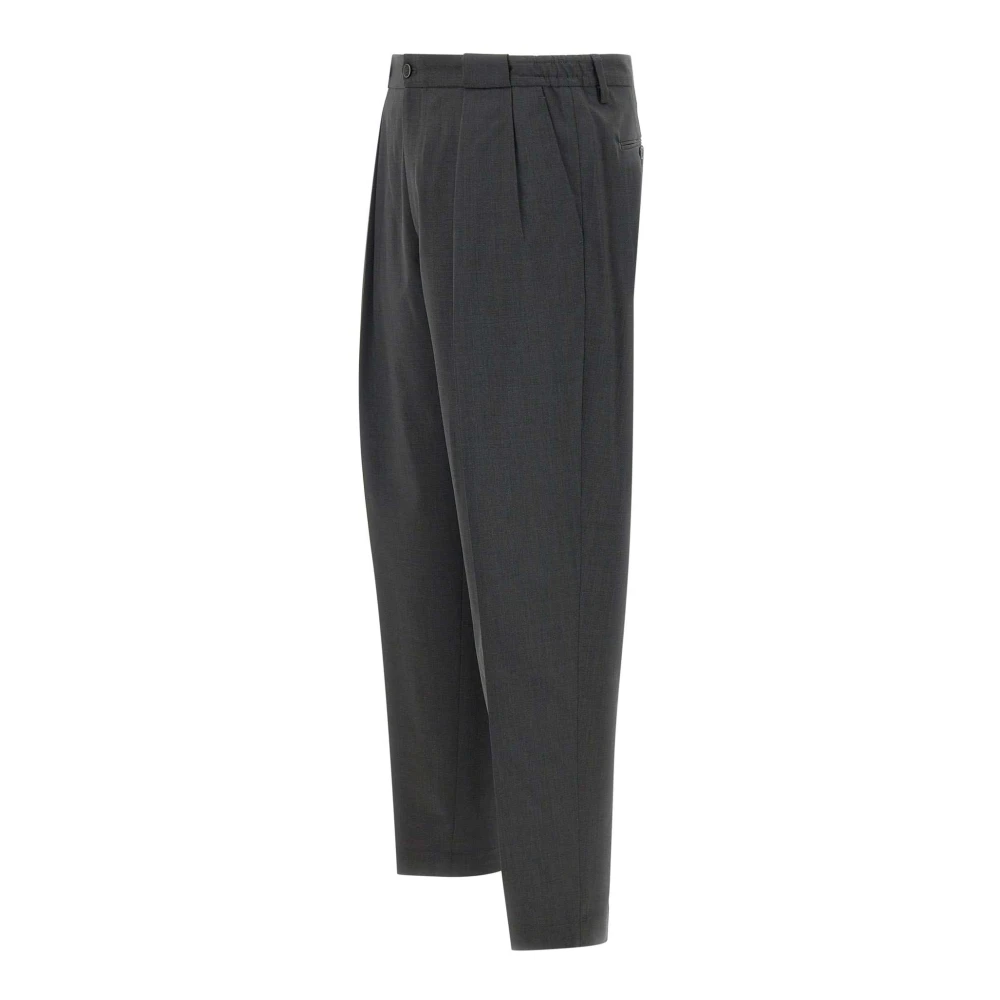 Briglia Grijze Stretchwol Broek Gray Heren
