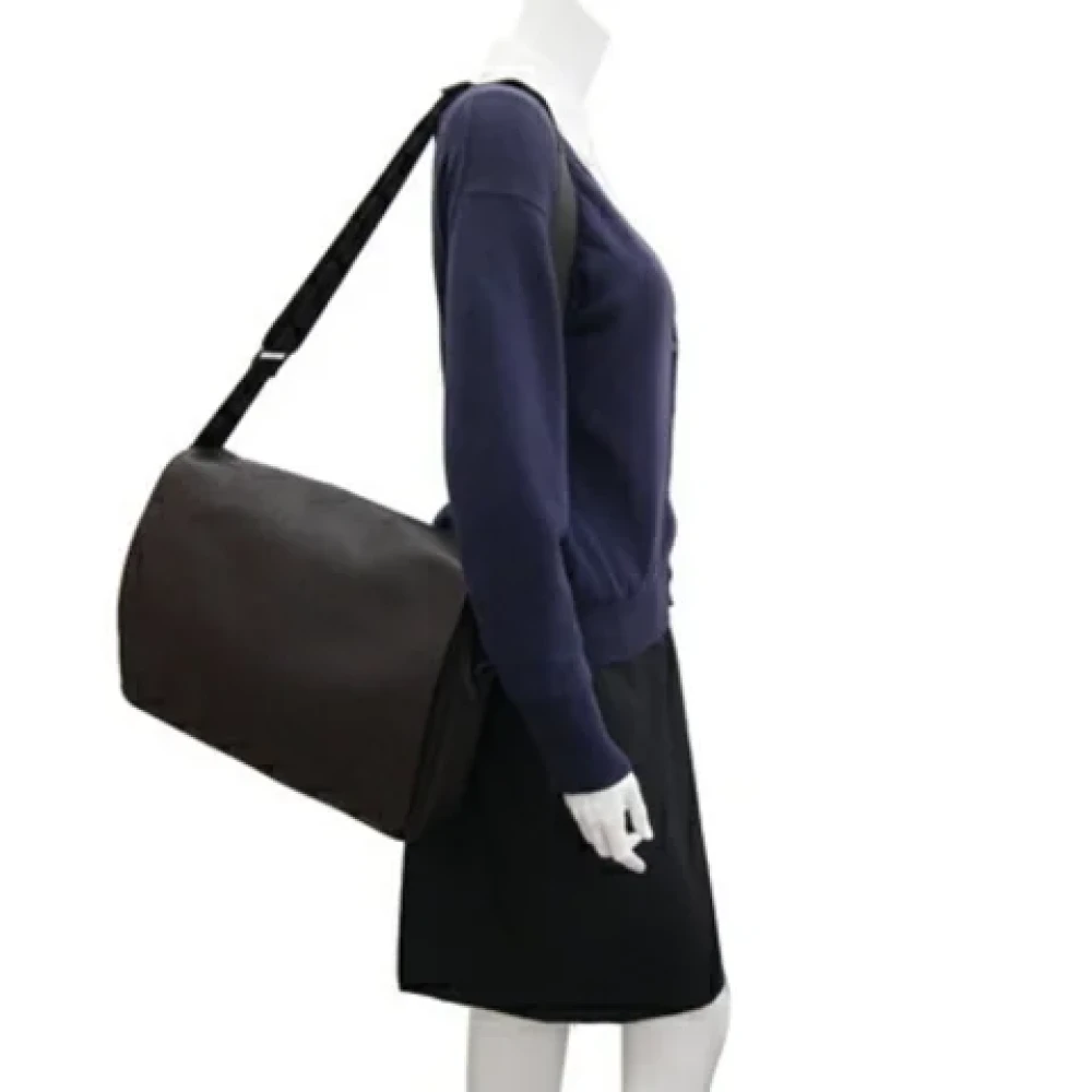 Hermès Vintage Pre-owned Canvas backpacks Gray Dames