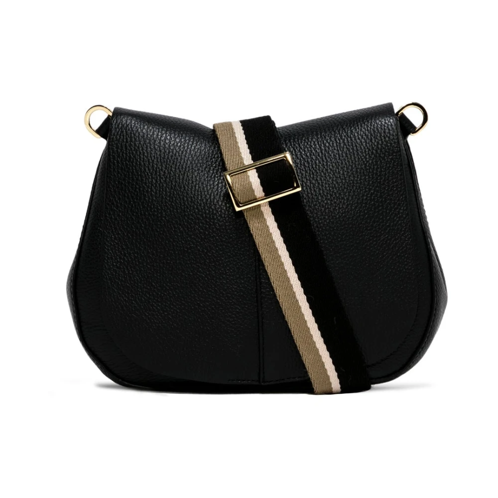 Gianni Chiarini Helena Round Crossbody Tas Black Dames