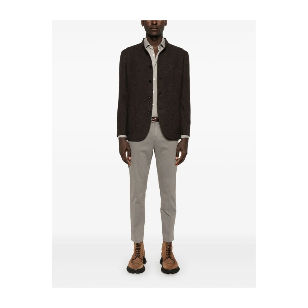 Boglioli Bruine wol-kasjmier blend jas Brown Heren
