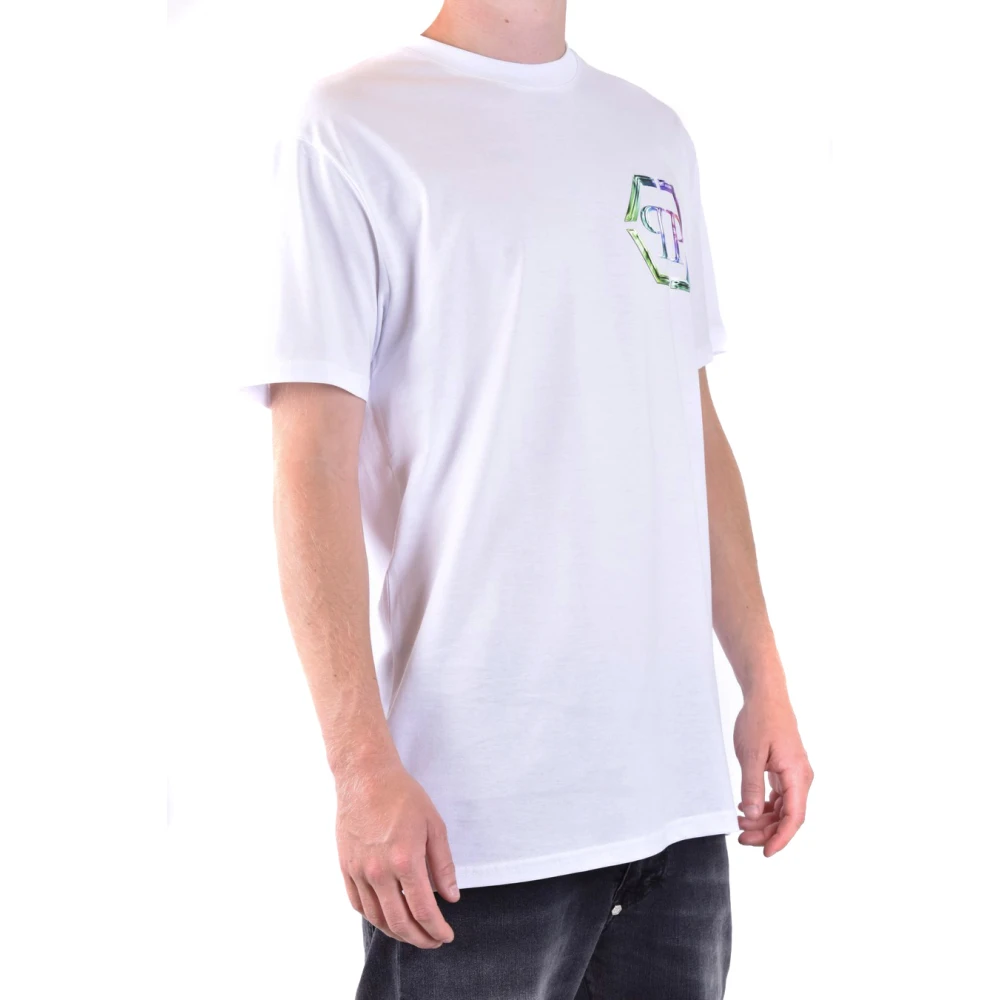 Philipp Plein Casual Katoenen T-shirt White Heren