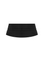 ceinture-en-soie-noire-avec-design-plie
