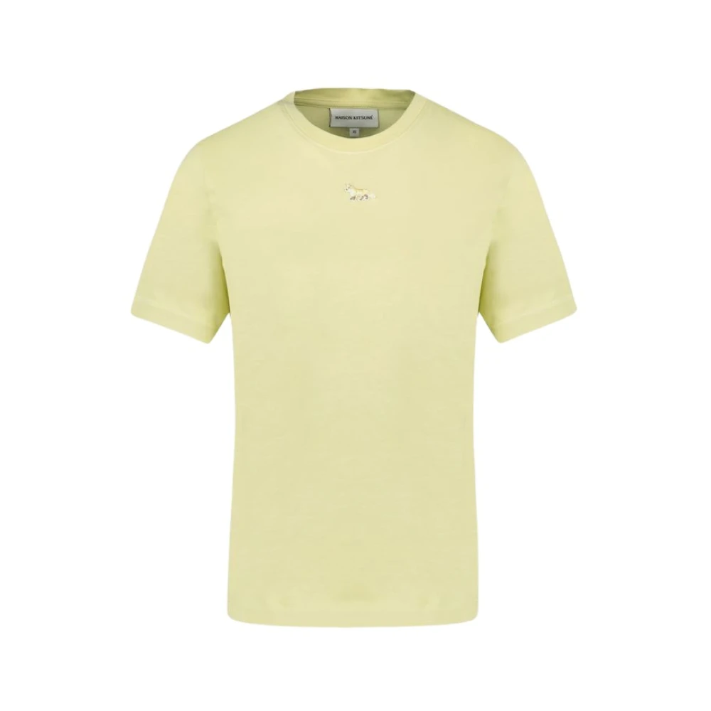 Maison Kitsuné T-Shirts Yellow Dames