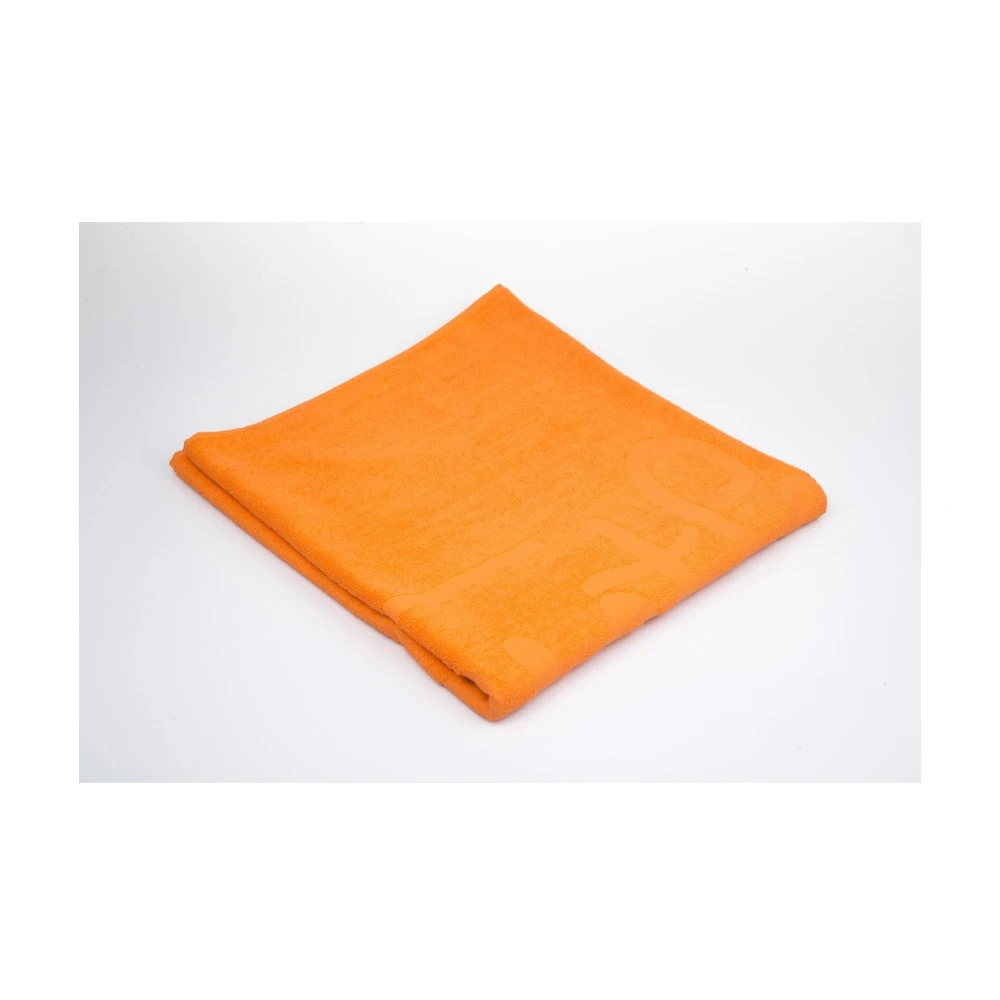 Just Cavalli Monochrome Logo Strandhanddoek Orange Unisex