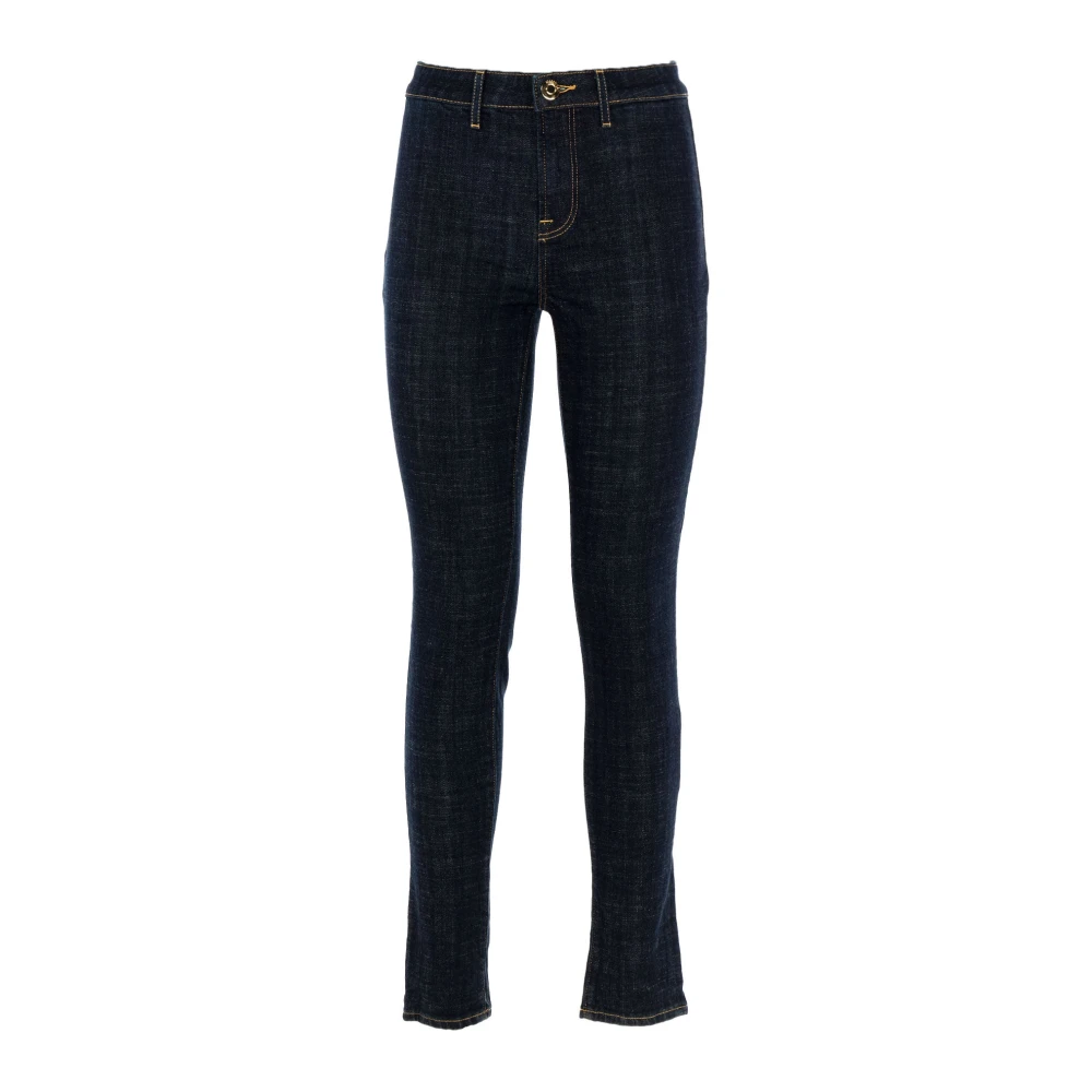 Fracomina Dames Skinny High Waist Jeans Blue Dames