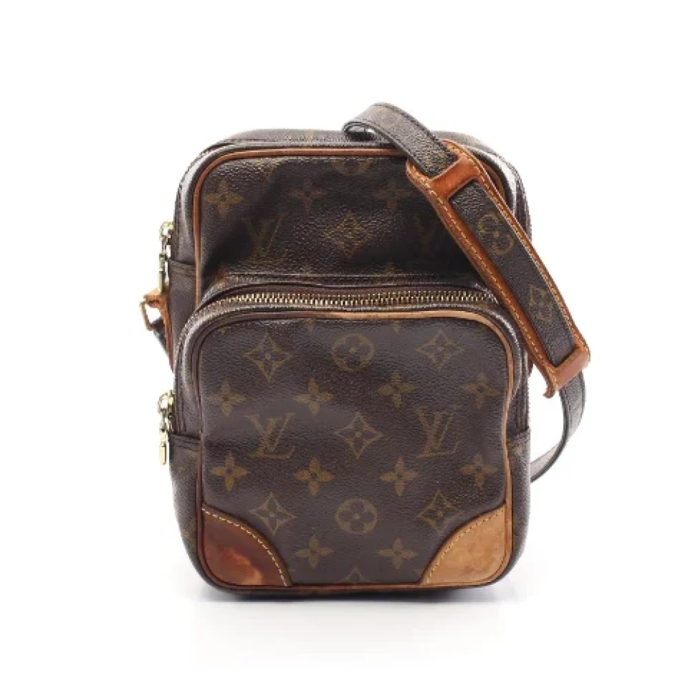 Louis Vuitton Vintage Pre-owned Canvas crossbody-bags Brown Dames