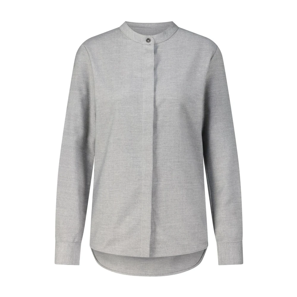 Nine In The Morning Relaxed wollen blend shirt Susanna Gray Dames