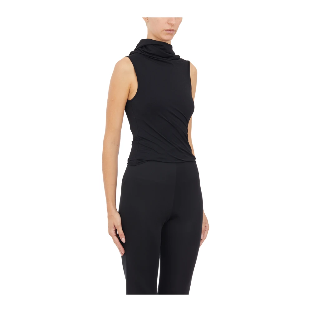 Rick Owens Zwarte Lola Top Shirt van Black Dames