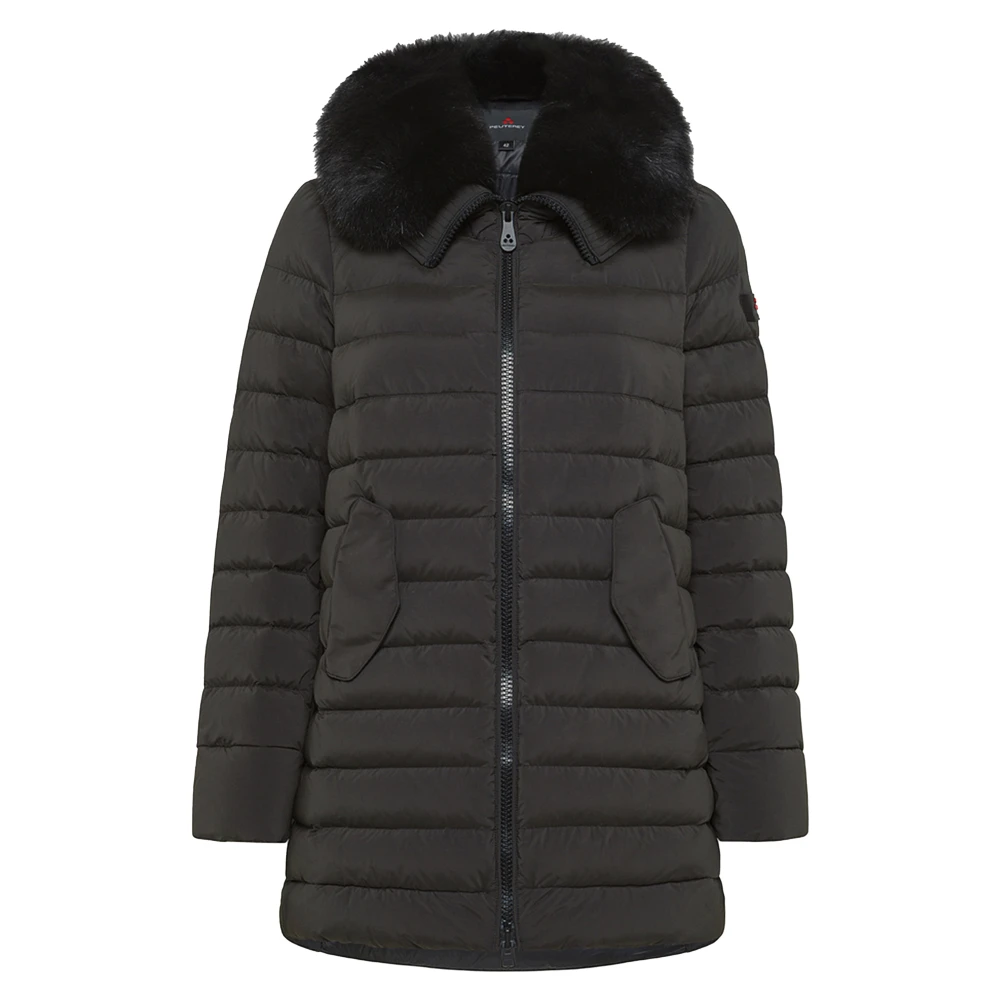 Peuterey Mujer Negro Abrigos, Talla: M