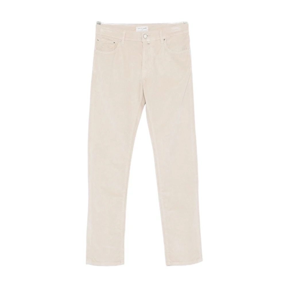 Jacob Cohën Men's Beige Slim Fit Jeans - Straight Fit Jeans - W38 - Jeans