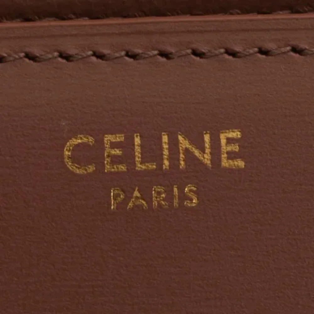 Celine Vintage Pre-owned Leather celine-bags Pink Dames