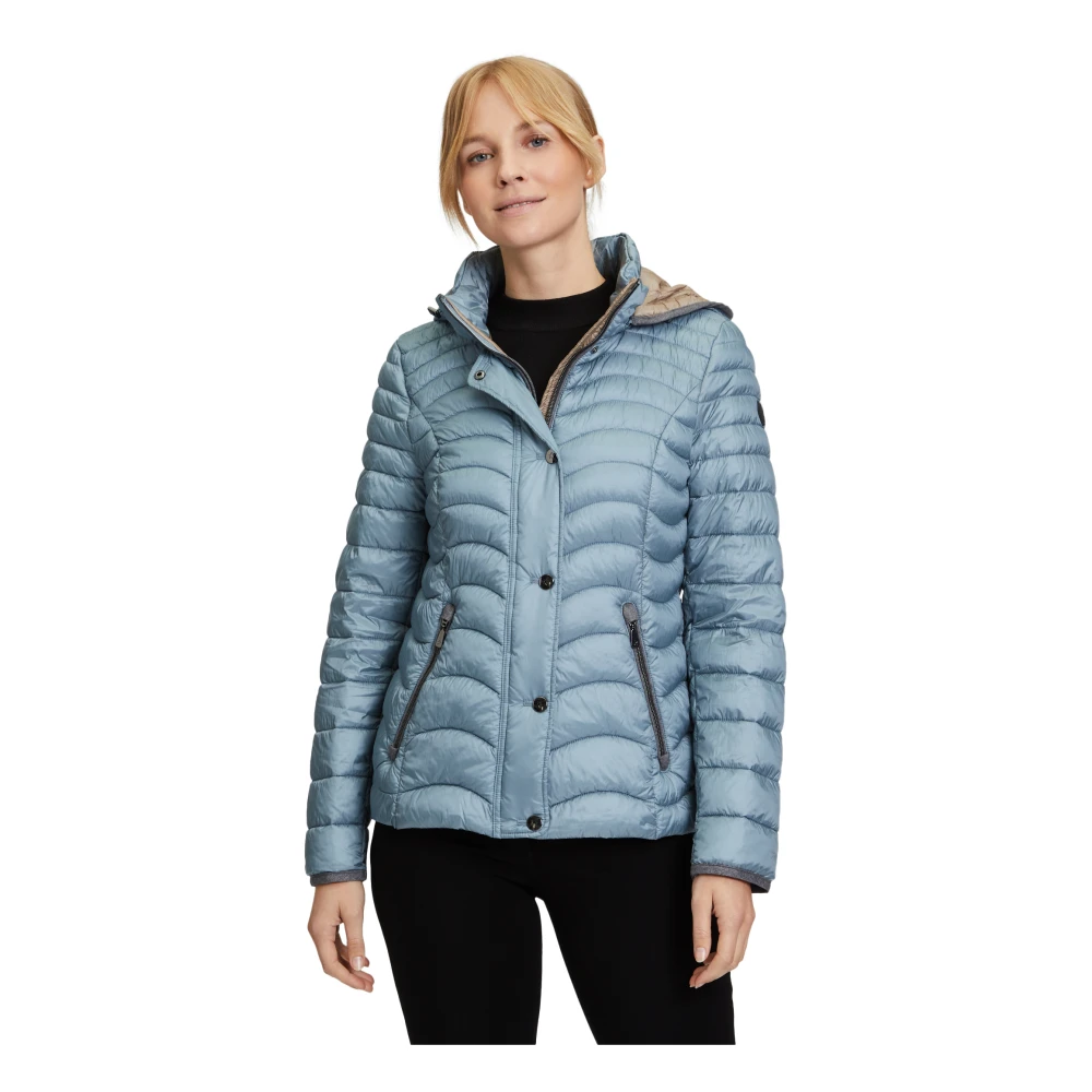 Gil Bret Puffer Jacket with Faux Down Green Dames