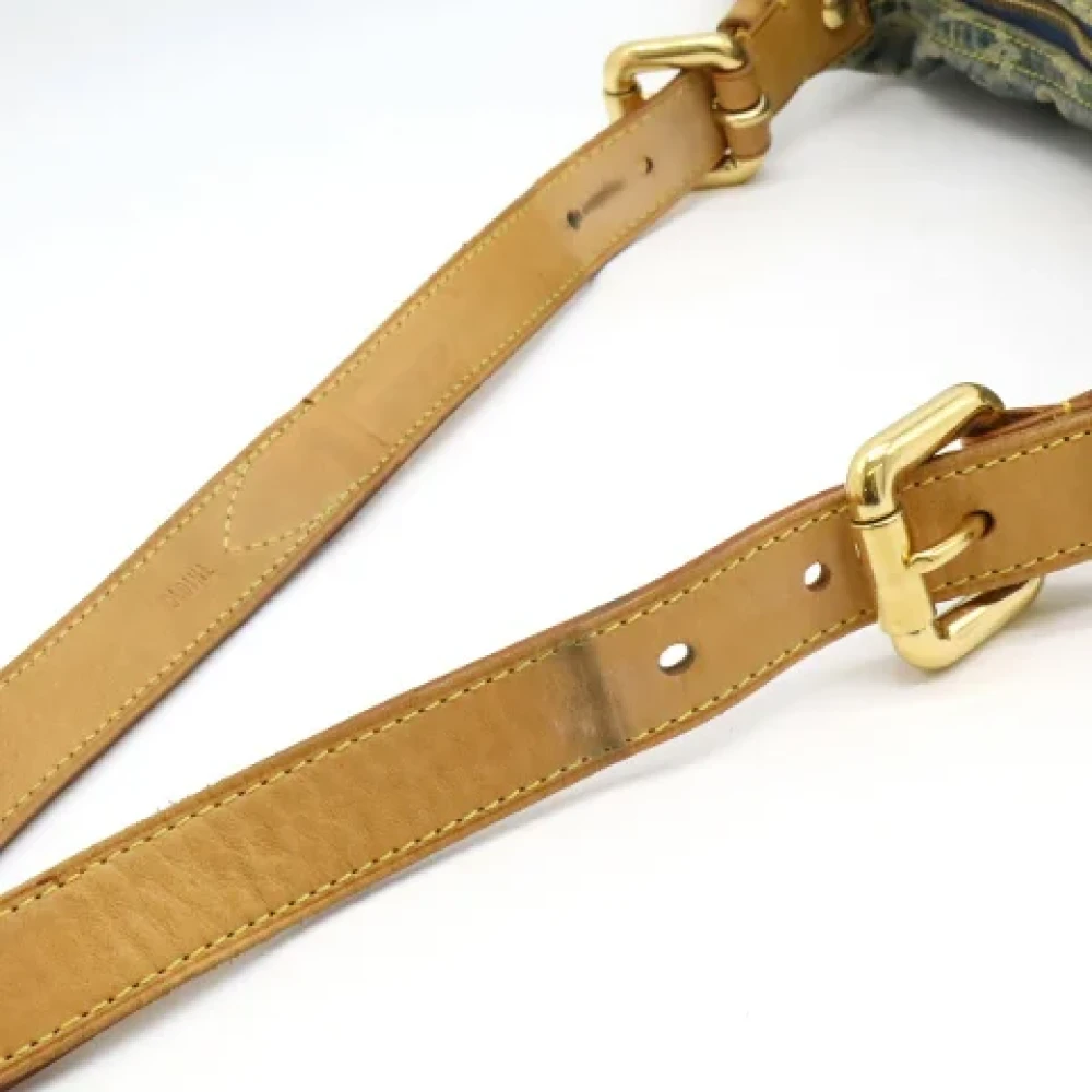 Louis Vuitton Vintage Pre-owned Canvas crossbody-bags Blue Dames